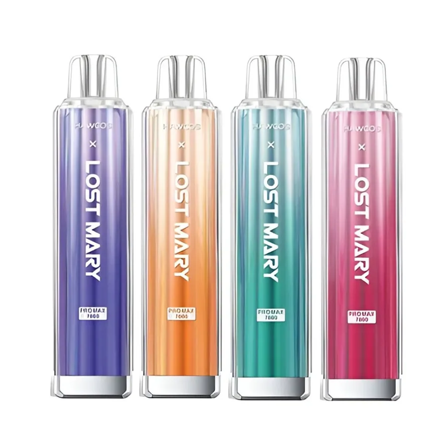 Box Of 10 HAWCOS X Lost Mary Pro Max 7000 Puff Vape Kit in 10 Best Flavour Mix Box UK