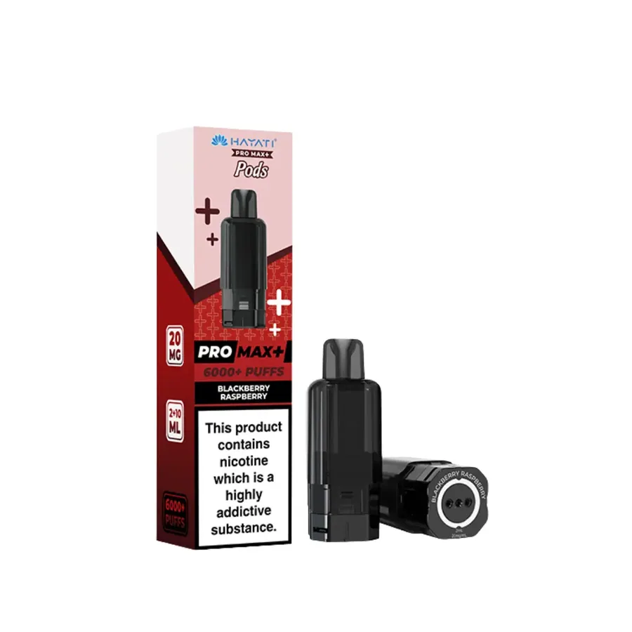 Hayati Pro Max Plus Pods Blackberry Raspberry UK