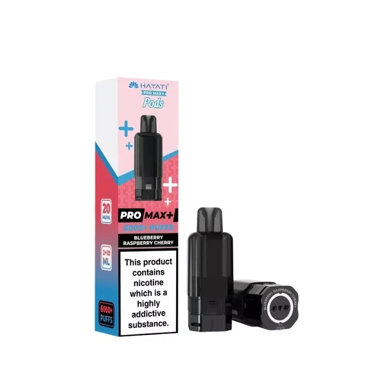 Hayati Pro Max Plus 6000 Prefilled Pod Kit 10mg Blackberry Raspberry UK