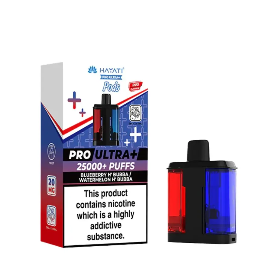 Hayati Pro Ultra Plus Pods Blueberry H Bubba Watermelon H Bubba UK