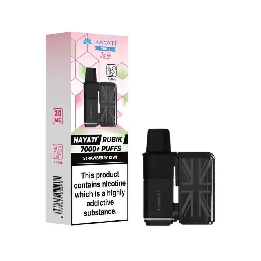 Hayati Rubik Pods And Refills Strawberry Kiwi UK