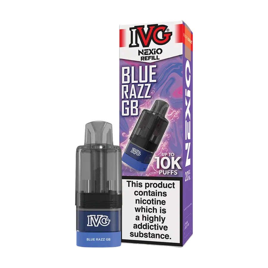 IVG Nexio Prefilled Pods Blue Razz Gb Out UK