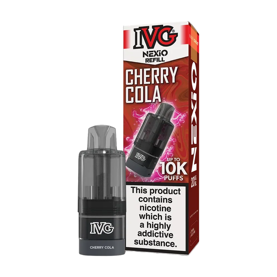 IVG Nexio Prefilled Pods Cherry Cola Out Of UK