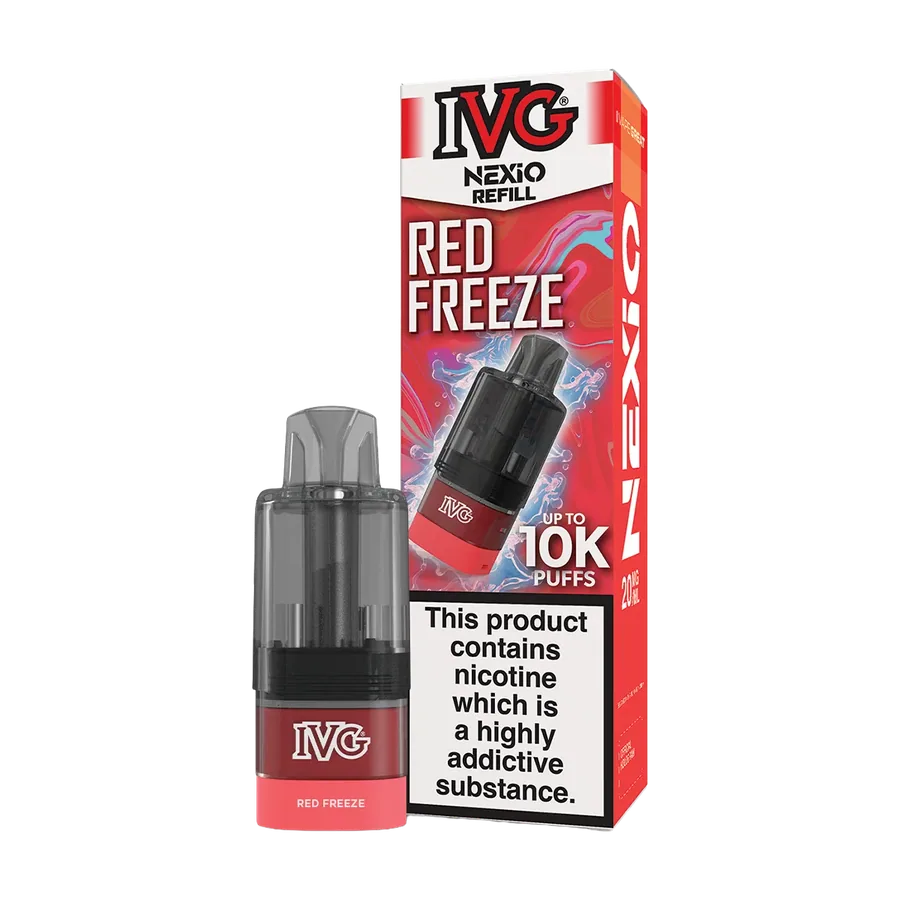 IVG Nexio Prefilled Pods Red Freeze Out Of UK