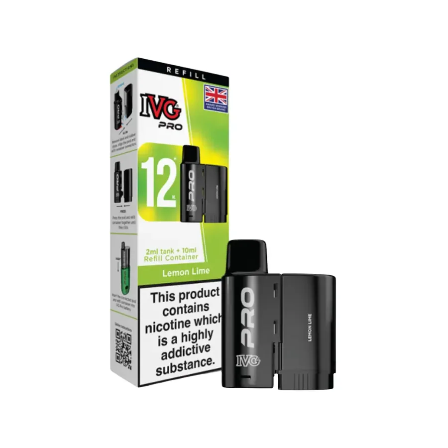 IVG Pro 12 Prefilled Pods And Refills Spearmint UK