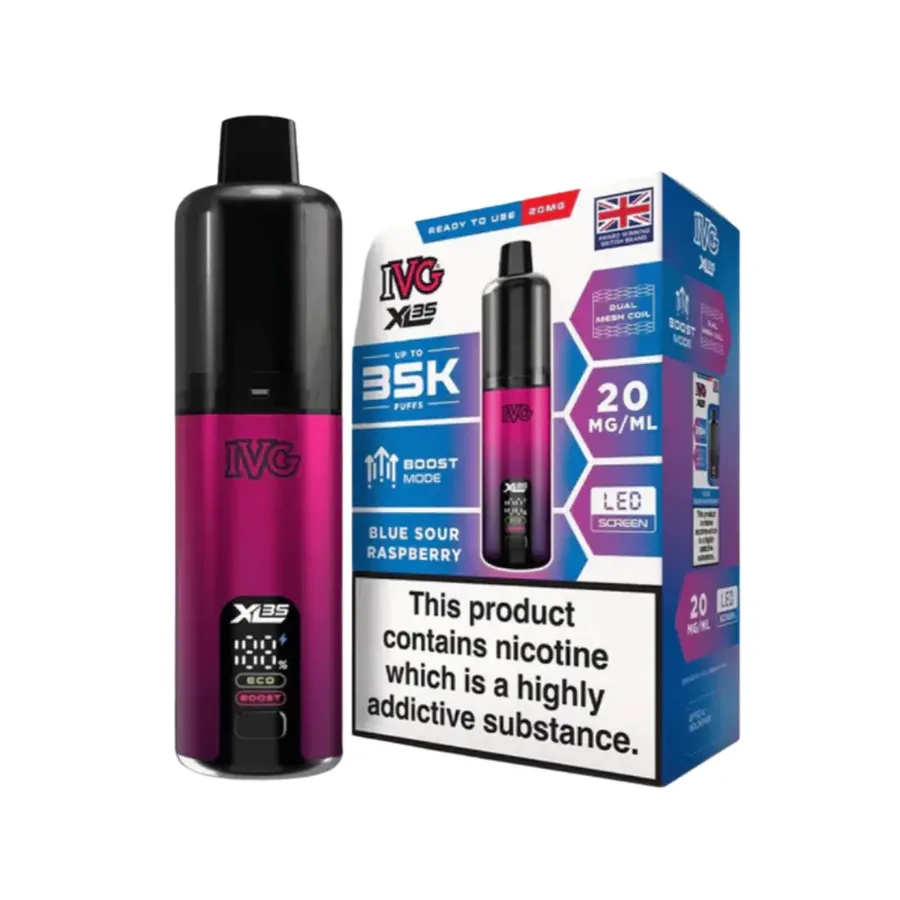 IVG XL 35K Prefilled Pod Kit Blue Sour Raspberry UK