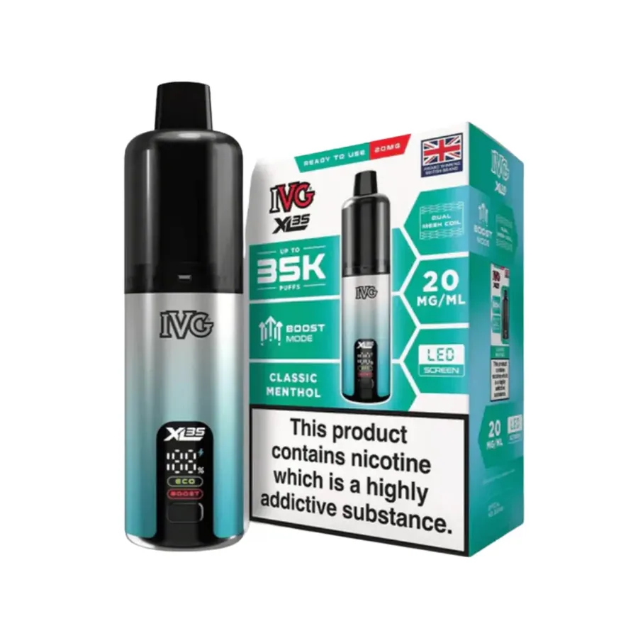 IVG XL 35K Prefilled Pod Kit Classic Menthol Out Of UK