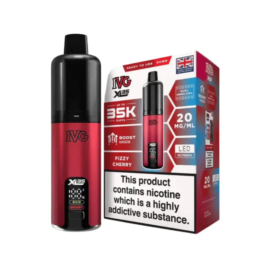 IVG XL 35K Prefilled Pod Kit Fizzy Cherry UK