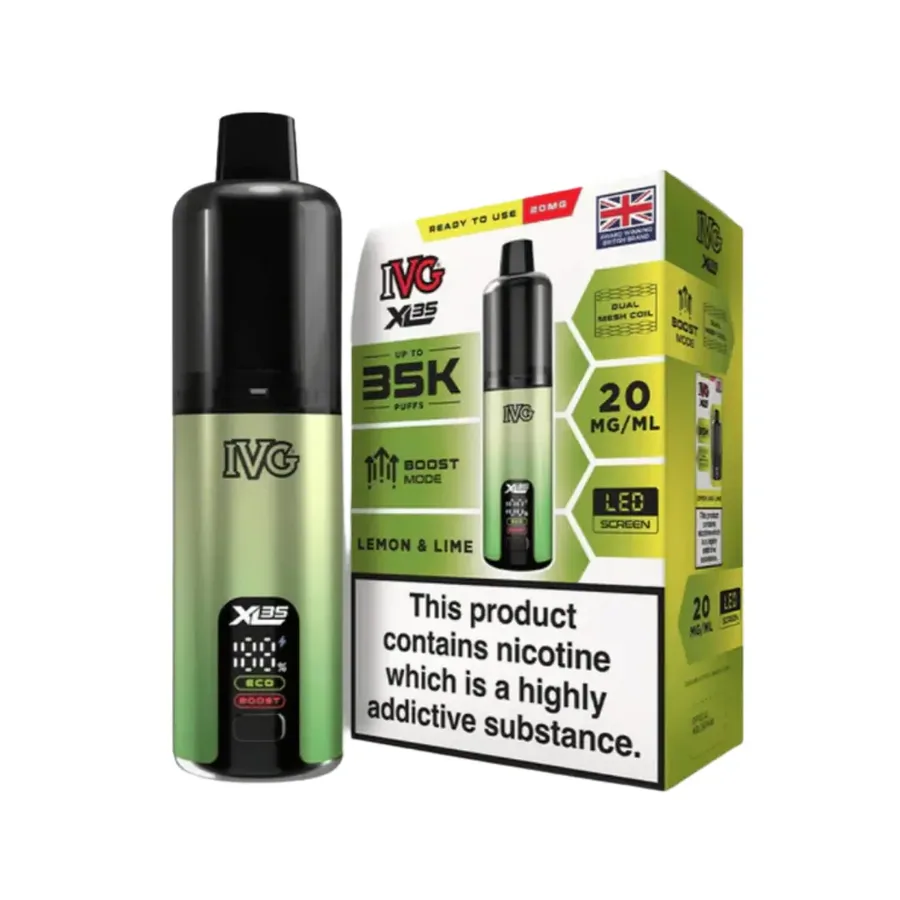 IVG XL 35K Prefilled Pod Kit Lemon And Lime UK