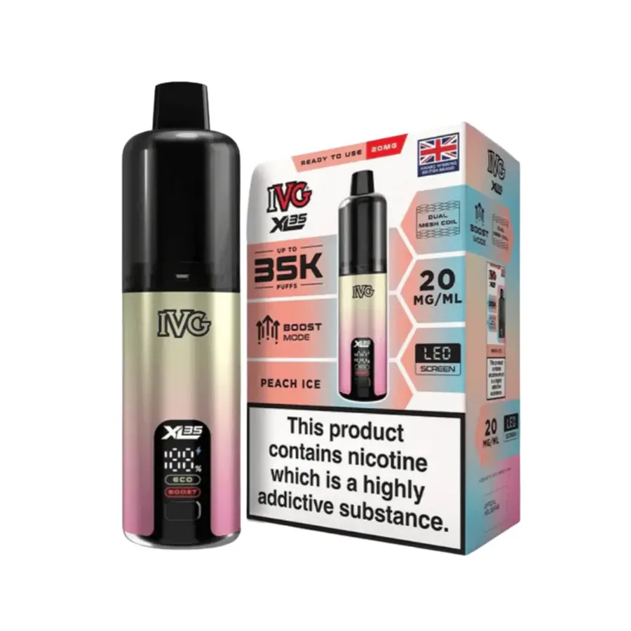 IVG XL 35K Prefilled Pod Kit Peach Ice UK