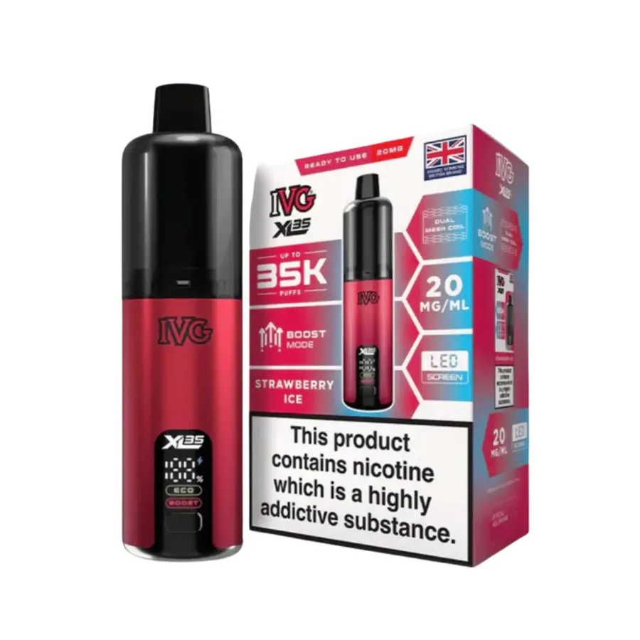IVG XL 35K Prefilled Pod Kit Strawberry Ice UK