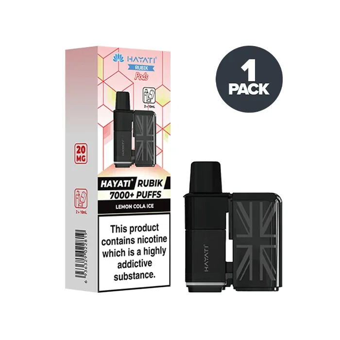 Hayati Rubik Pods And Refills Lemon Cola Ice UK