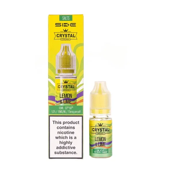 Lemon & Lime Nic Salt E-Liquid by SKE Crystal in Ice UK