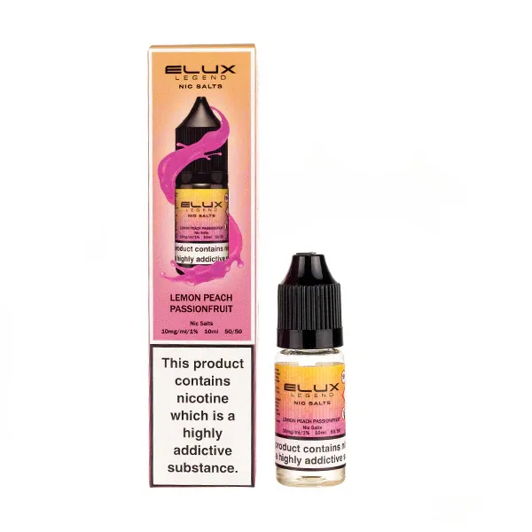 Lemon Peach Passionfruit Nic Salt E-Liquid by Elux Legend UK