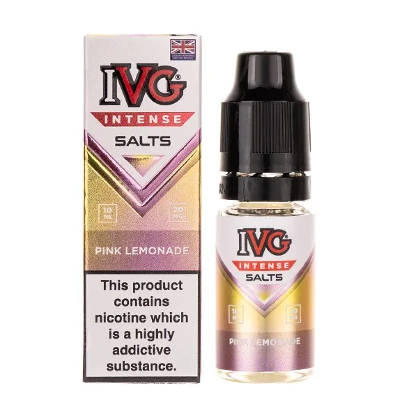 Pink Lemonade Nic Salt E-Liquid by IVG Intense Salts UK