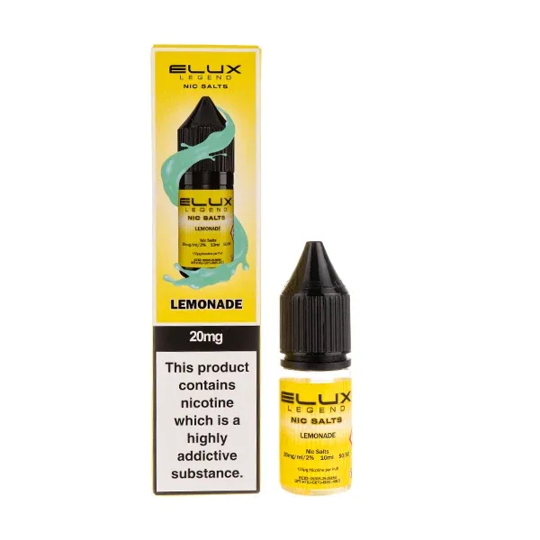 Lemonade Nic Salt E-Liquid by Elux Legend UK