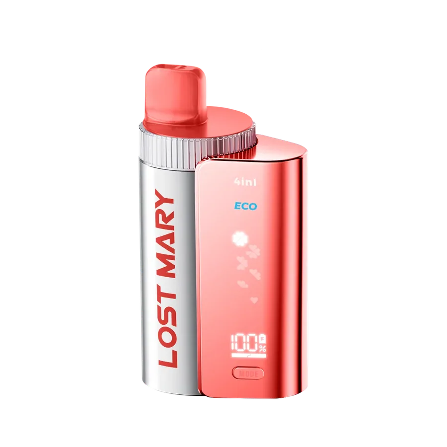 Lost Mary 4 in 1 Rechargeable Pod Kit Strawberry Ice UK