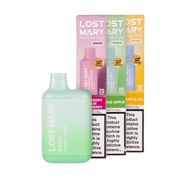 Lost Mary BM600 Prefilled Pod Kit Bundle in Blue Razz Ice UK