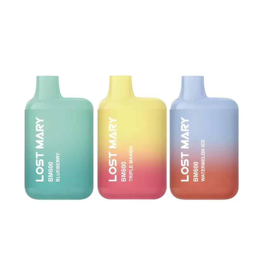 lost mary menthol flavors BM600 Prefilled Pod Kit UK Reorder Report Colour:Clear Fifty Bar Black Series
