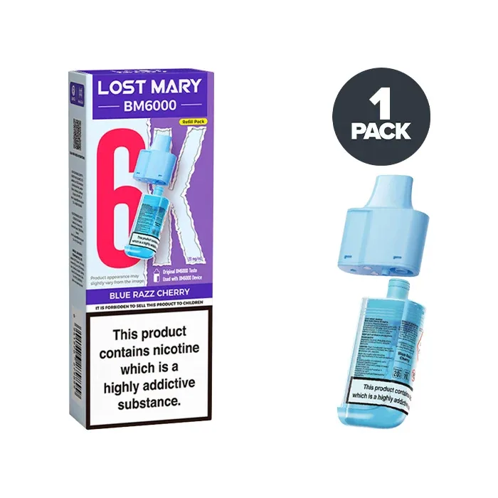 Lost Mary Bm6000 Refill Pack prefilled pods UK