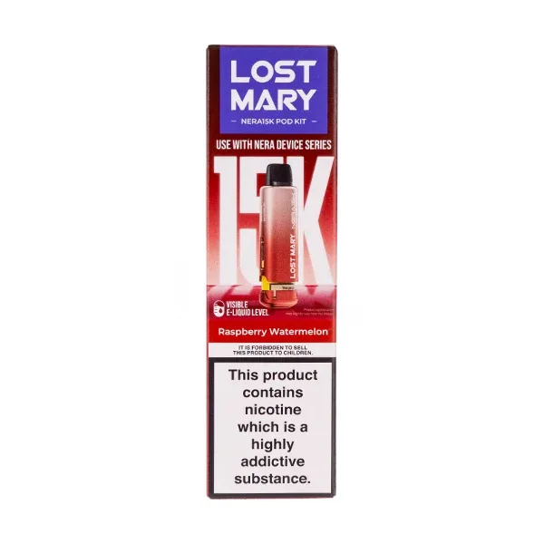 Lost Mary Nera 15K Prefilled Pods Raspberry Watermelon UK