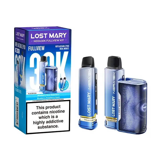 Lost Mary Nera 30K Fullview Prefilled Pod Kit Blue UK