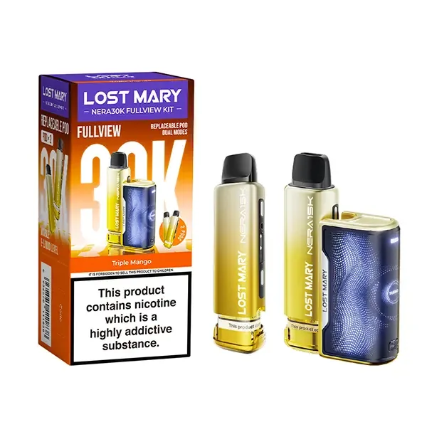 Lost Mary Nera 30K Fullview Prefilled Pod Kit Triple Mango UK