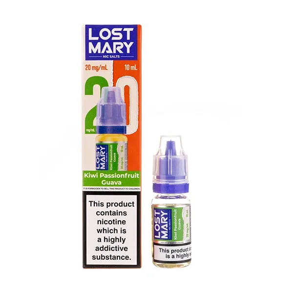 Lost Mary Nic Salts Kiwi Passionfruit Guava UK