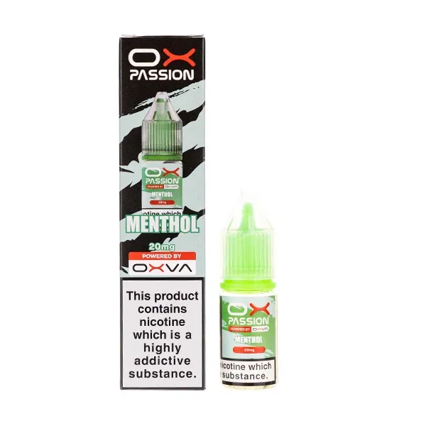 Menthol Nic Salt E-Liquid by Oxva Ox Passion UK