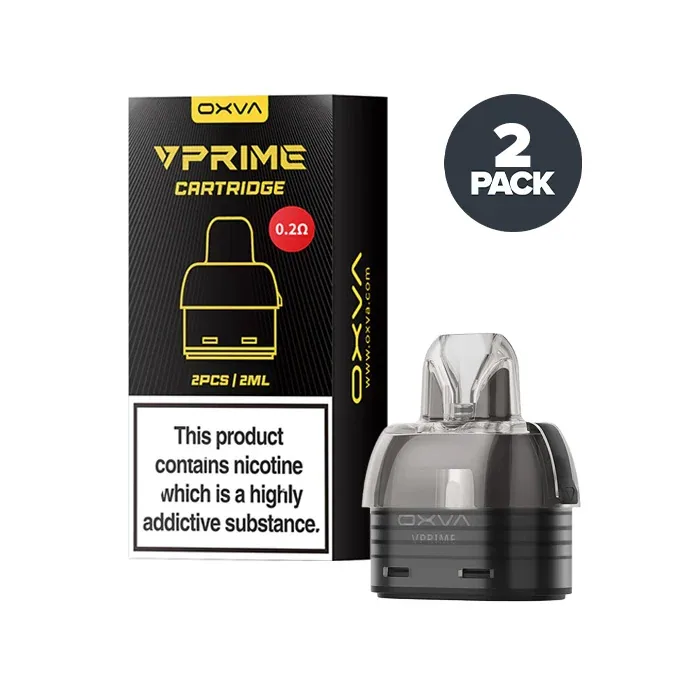 OXVA VPrime Replacement Pods 2 Pack Ohms 0 4 Ohms UK