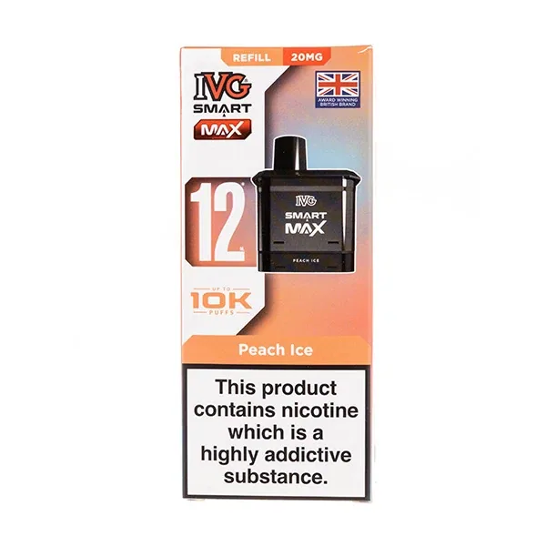 Peach Ice Smart Max Prefilled Pod + Refill by IVG UK