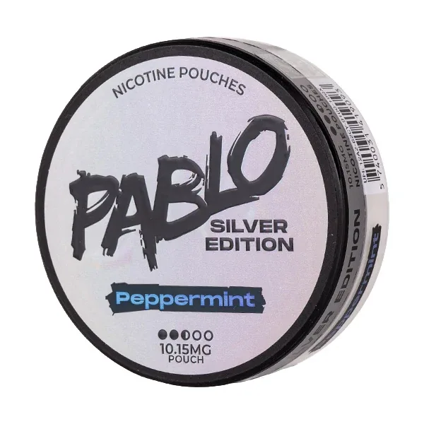 Peppermint Silver Edition Nicotine Pouches by Pablo UK