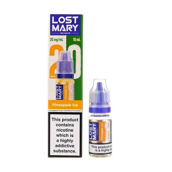 Pineapple Ice Nic Salt E-Liquid by Lost Mary UK