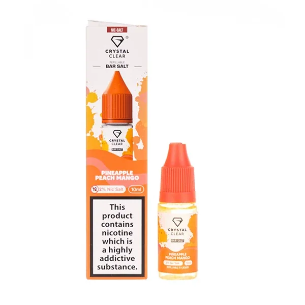 Strawberry Kiwi Nic Salt E-Liquid by Crystal Clear UK