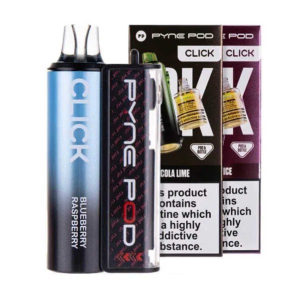 Pyne Pod Click 50k Prefilled Pod Kit Bundle in Blue Edition UK