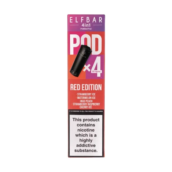 Fruits Edition 4 in 1 Prefilled Pods by Elf Bar 4 Pods in Cherry UK