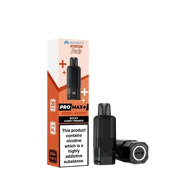 Rocky Candy Orange Hayati Pro Max Plus 6000 Refill Pods UK