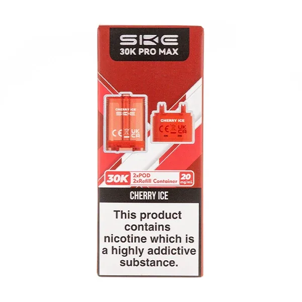 SKE 30K Pro Max Prefilled Pod Kit Cherry Ice UK