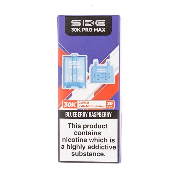 SKE 600 Pro Prefilled Pod Kit Blueberry Raspberries UK