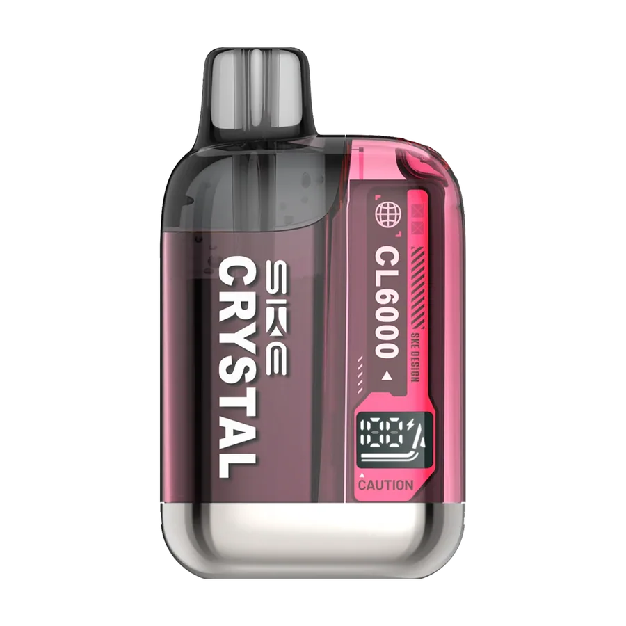 SKE Crystal Cl6000 Prefilled Pods And Refill Containers Cherry Ice UK