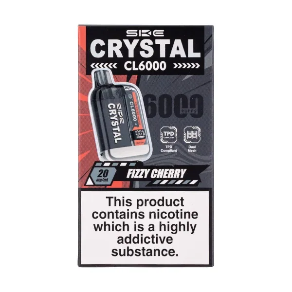 SKE Crystal Cl6000 Vape Kit Fizzy Cherry UK