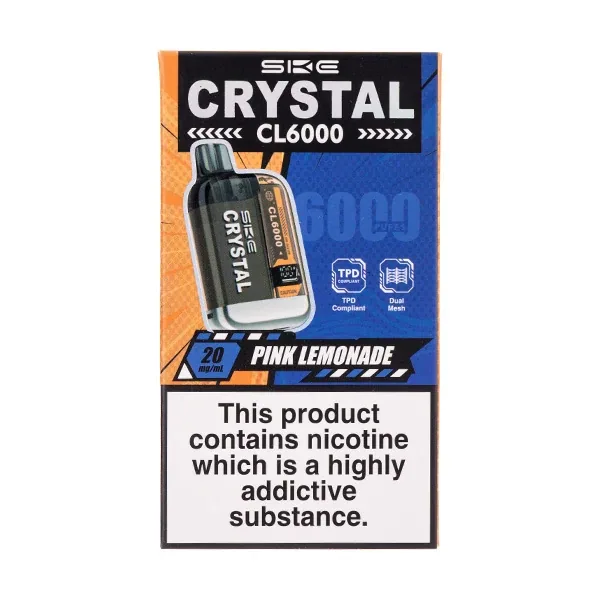 SKE Crystal Cl6000 Vape Kit Pink Lemonade UK