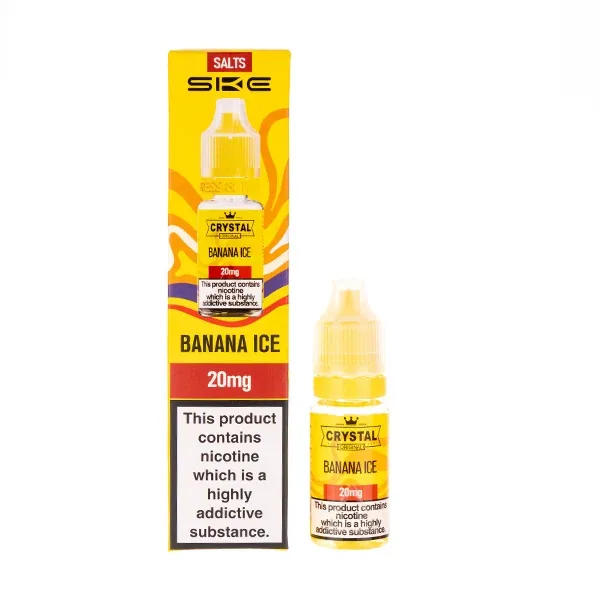 SKE Crystal Nic Salts E-Liquid Banana Ice UK