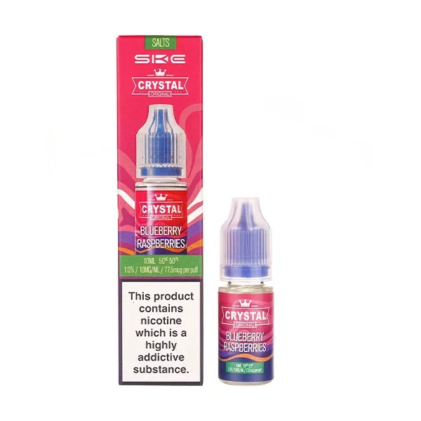 SKE Crystal Nic Salts E-Liquid Blueberry Raspberries UK