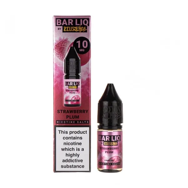 Strawberry Plum Nic Salt E-Liquid by Zeus Juice Bar Liq UK