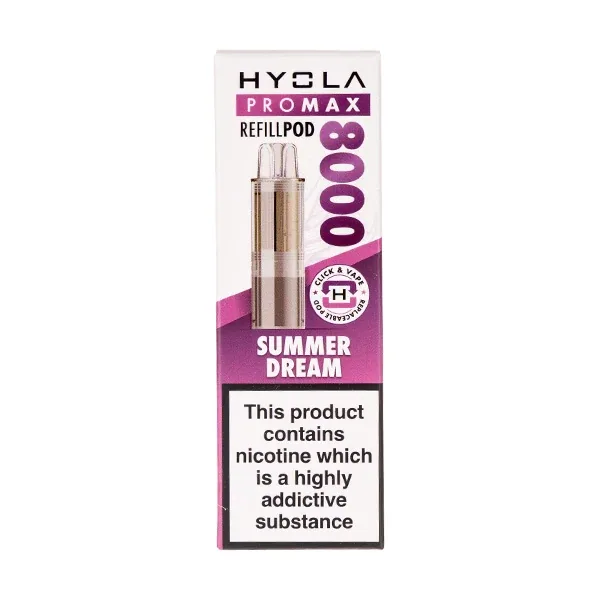 Summer Dream Pro Max 8000 Prefilled Pod + Refill by Hyola in Mixed Berries UK