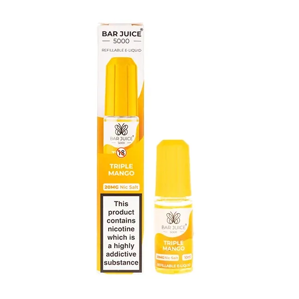 Triple Mango Nic Salt E-Liquid by Bar Juice 5000 UK