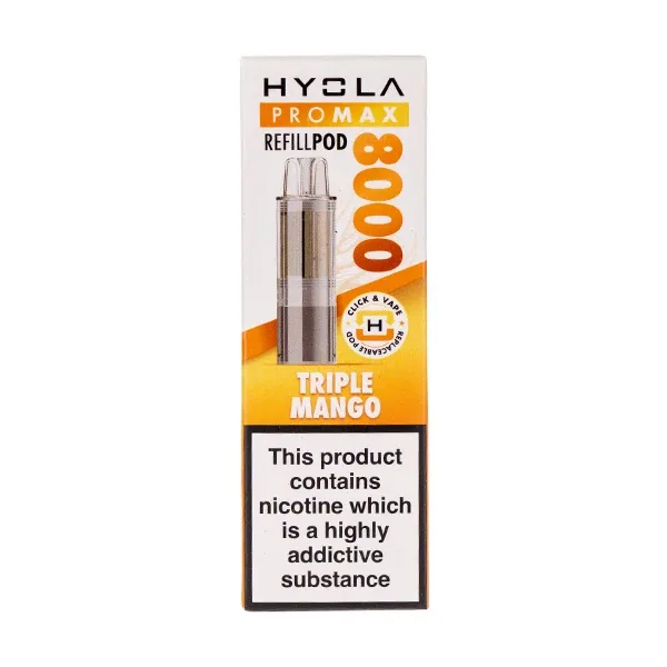Triple Mango Pro Max 8000 Prefilled Pod + Refill by Hyola UK