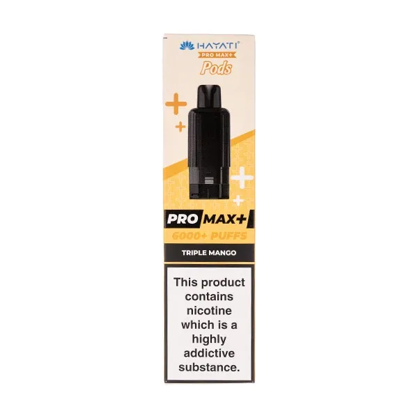 Triple Mango Pro Max Plus Prefilled Pod + Refill by Hayati UK