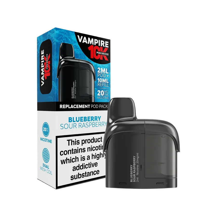 Vampire Vape 10k Prefilled Pods Blueberry Sour Raspberry UK